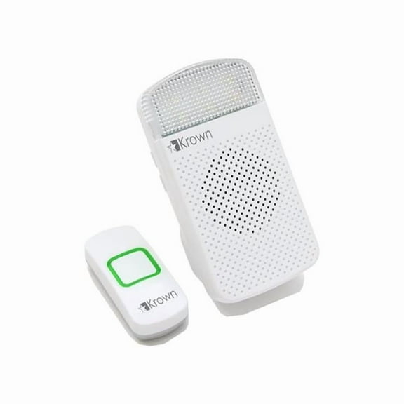 Krown KM-DBKIT360 Lookout Sidekick Receiver & Wireless Push Button Doorbell Transmitter