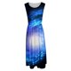 thumbnail image 3 of WILLBEST Vestido Casual Para Mujer, Vestido Informal Con Estampado De Cielo Estrellado Y Bolsillos Sin Mangas Para Mujer 214, 3 of 3