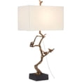 thumbnail image 4 of Antique Brass Black Shadows Table Lamp, 4 of 5
