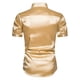 thumbnail image 2 of Camisas Hawaianas Para Hombre Camisas de manga corta para hombre de verano Eurocode Comercio exterior Moda informal Camisa para hombre (Yellow, L), 2 of 4