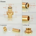 thumbnail image 2 of Faucet accessories lengthen fixed high foot, 55/80/110mm brass basin faucet fitting water tap male thread bathroom installation, 2 of 4