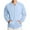 Light Blue #02, variant on Mens Hoodies Long Sleeved Full-Zip Hooded Sweatshirt Lightweight Drawstring Casual Hoodies Fall Solid Color Sport Coat with Pockets Sky Blue L