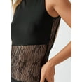 thumbnail image 4 of Lace Bodycon Maxi Dress with Crew Neck, 4 of 7