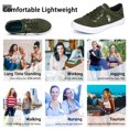 thumbnail image 6 of JENN ARDOR Women's Canvas Sneakers Low Top Slip-on Classic Casual Shoes Flats, 6 of 9