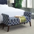 thumbnail image 2 of Convenience Concepts Designs4Comfort Banc de Chambre Garbo en Tissu Bleu, 2 of 3