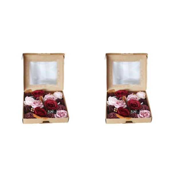 Yuarrent Durabilidad duradera Precio asequible Paneles de pared de flores artificiales Flores artificiales ecológicas de bajo mantenimiento ocho 2Conjunto