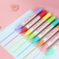 thumbnail image 3 of Liquid Chalk Markers, Chalk Marker Pen Set Erasable 8 Colors Quick Drying Smudge Proof  For Chalkboard For Window, 3 of 8