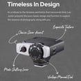 thumbnail image 3 of Godox Lux Junior Retro Camera Flash GN12 6000K Color Temperature Auto & Manual Modes 1/1-1/64 Flash Power 28mm Focal Length Replacement for Canon Nikon Sony Fuji Olympus Hot-shoe Cameras, 3 of 8