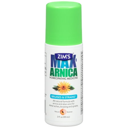 Zim's Max Arnica homéopathique Roll On, 3 Oz
