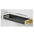 thumbnail image 5 of Cathoe Space-Saving Wall Mount Spice Rack Organizer，Black Gold, 5 of 5