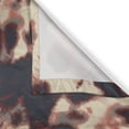 thumbnail image 3 of Ambesonne Hippie Kitchen Curtains, Abstract Ikat Look Hazy Feel, 55"x36", Beige Maroon Dark Grey, 3 of 3