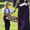 thumbnail image 3 of JennyGems Funny Wedding Signs for Ring Bearer Ladies Don't Worry I'm Still Single Ring Bearer Signs for Wedding Decor, Wedding Decorations Ring Bearer Wedding Sign, Wedding Ceremony Decorations Brown, 3 of 10