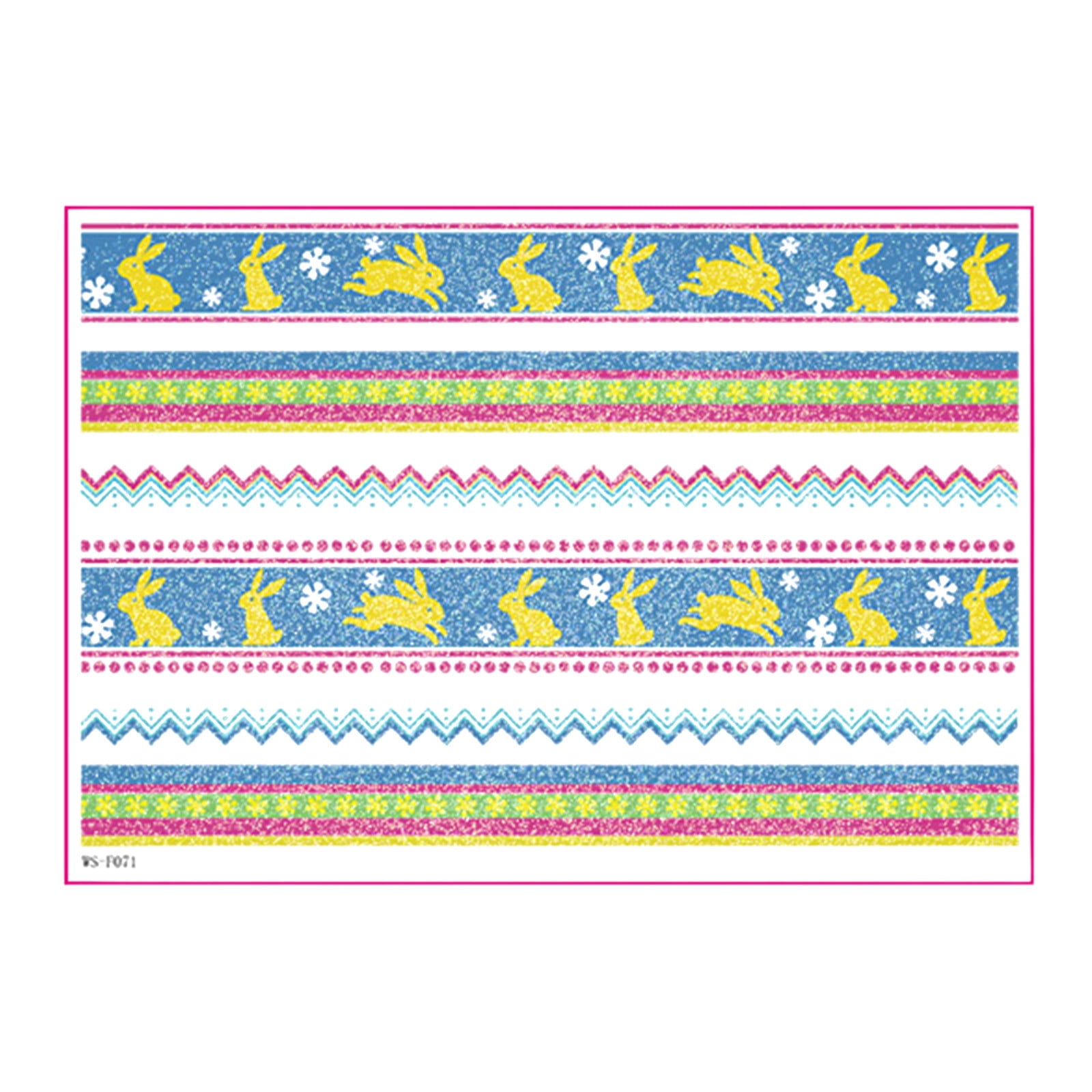 DAMAI Easter Eggs Tattoo Stickers Easter Art Decals Funny Colorful Stickers Cute Rabbit Chick Flower Stars Eggs Tattoo Art Design Decals DIY Party Decoration Supplies for Eggs