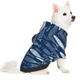 thumbnail image 5 of Cauagu Ornamental Fish Pattern Winter Pet Hoodie Sweatshirts- Dog Hoodie Sweater with Leash Hole - Cute Dog Hoodie - Pet Clothes Puppy Cat Custume -X-Small, 5 of 8