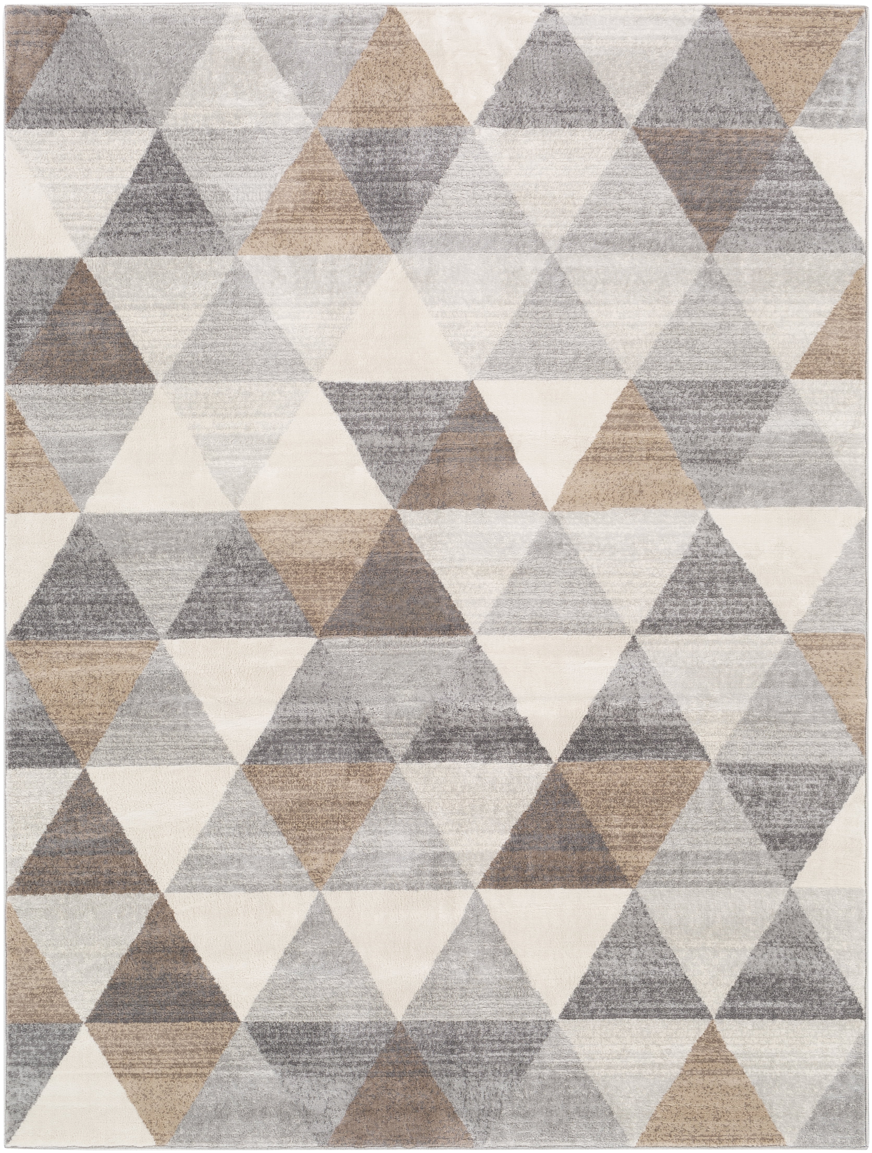 Livabliss Roma Modern Geometric Area Rug,5'3" x 7'1",Grey
