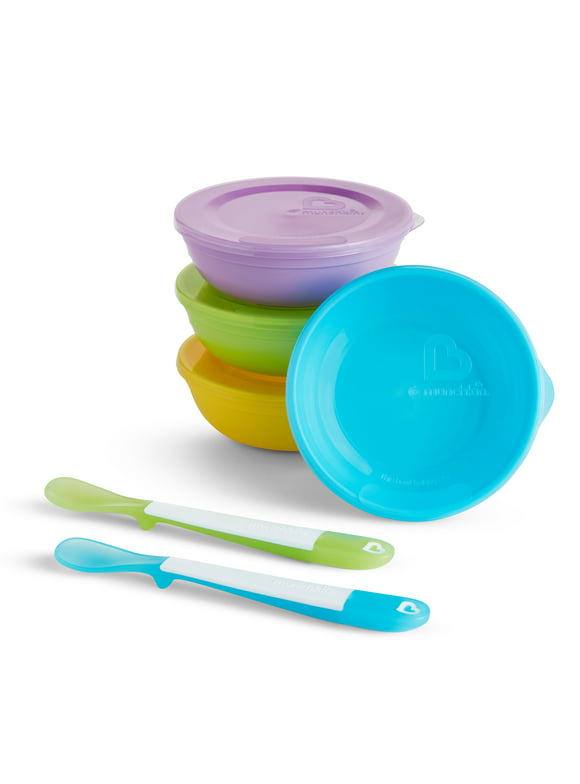 Munchkin Love-a-Bowls Baby Feeding Set, Multi-Color, 10 Pack, Unisex