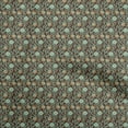 thumbnail image 1 of oneOone Rayon Dark Brown Fabric Floral Sewing Material Print Fabric By The Yard 56 Inch Wide, 1 of 5
