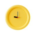 thumbnail image 4 of Reloj de pared de 12 pulgadas que no hace , decoración de pared moderna para comedor elegante Amarillo, 4 of 8