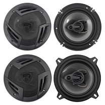 (2) Rockville RV6.3A 6.5" 750w 3-Way Car Speakers (2) 5.25" 600w 3-Way Speakers