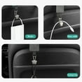 thumbnail image 4 of Leather Car Hooks for Back Seat - Heavy Duty 20kg, Multifunctional Storage with Cable Holes, Easy Install Headrest Hooks, Universal Fit for Car Seats, 4 of 6
