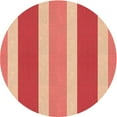 thumbnail image 1 of Ahgly Company Indoor Round Patterned Light Salmon Rose Pink Area Rugs, 8' Round, 1 of 6
