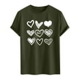 thumbnail image 3 of PNTUTB Short Sleeve T-shirt for Men's Fashion Valentine's Day Themed Prints Crew Neck Casual Loose Comfort, 3 of 4