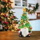 thumbnail image 4 of Árbol De Navidad De Resina, árbol De Navidad De Cerámica De Gnomo Brillante Exquisito Con Luz De Color Para Decoración Navideña Del Hogar, 4 of 6
