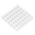 thumbnail image 3 of Disipador de calor de aluminio, 10 piezas P2505, aleta de enfriamiento de aluminio blanco, enfriador de placa base, valor excepcional, 3 of 8