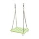 thumbnail image 1 of Accesorios colgantes para mascotas de hámster Decoración estable Hamaca Hamaca Ejercicio Molar Molar Postón colgante para pinzones Páreos para pájaros Verde, 1 of 8