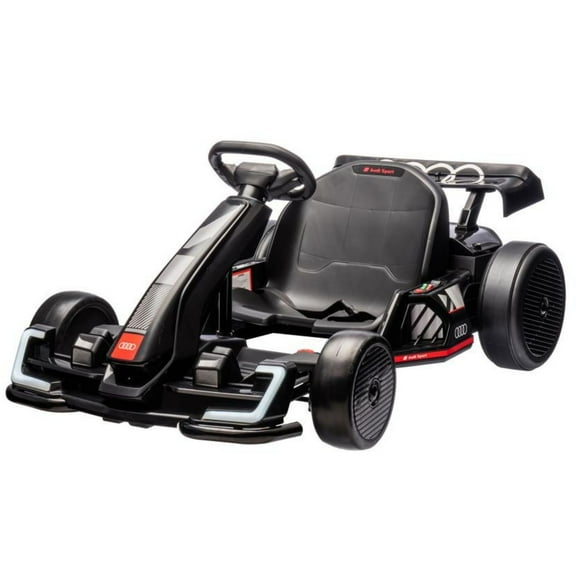 KidsVIP 24V Audi Premium Upgraded Drifting Go Kart with 180° Drift Wheels, Lights & Music for Ages 6+