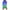 Blue, variant on African Dresses for Women 2023 Women's Summer Plus Size V Neck Short Sleeve Knee Pocket Casual Dress