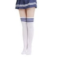 thumbnail image 2 of TEL0LY Thigh High Socks Sizes in Regular, Knee High Stockings ,Blue Stockings for Women, 2 of 7