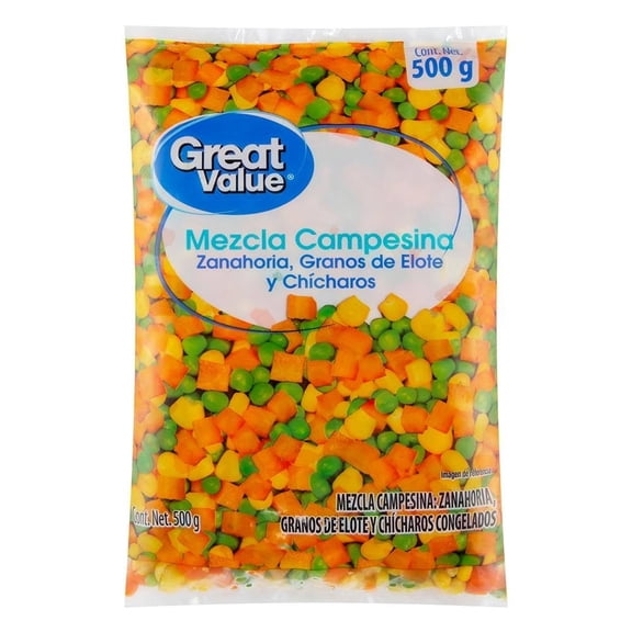 Mezcla campesina Great Value congelados 500 g