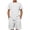 White, variant on Kids Boys Set 2 Piece Short Sleeve Shirt Shorts Matching Boys Clothing,White,6-7 Years