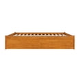 thumbnail image 4 of AFI Concord King Wood Platform Bed with Footboard and Storage Drawers, Light Toffee, 4 of 6