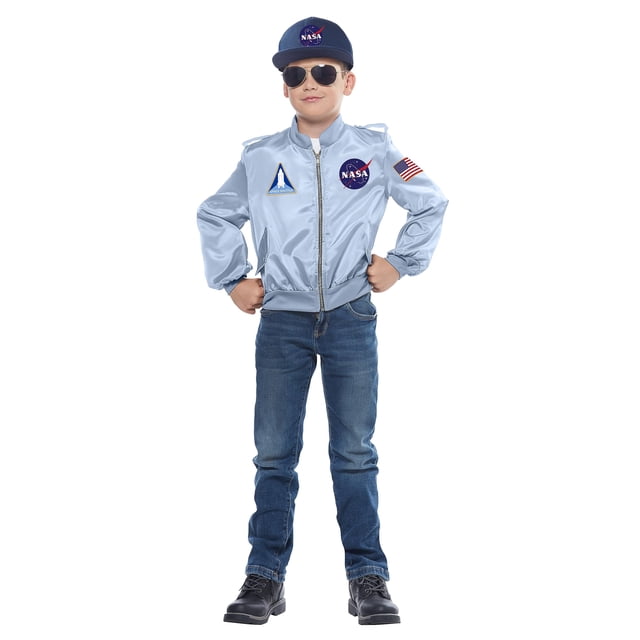 Chaqueta de vuelo de la NASA Costume California Costumes para niños, tamaño grande