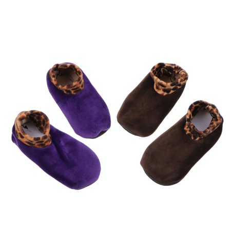 

2 Pairs Leopard Prints Socks Women Socks Comfortable Stockings Warm Floor Socks