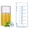Blue, variant on Green Graduated Glass Drinking Cup 350ml, Borosilicate Glass Measuring Cup with ML & OZ Scale, Clear Straight Water Glass for Weight Loss, Elderly, Beginners, Coffee, Milk, Juice