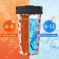 thumbnail image 5 of Fuzoiu Strawberries Print Stainless Steel Travel Mug,Vacuum Insulated Coffee Travel Mug,Reusable Coffee Cup for Hot and Cold, 5 of 8