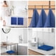 thumbnail image 5 of Esponjas de baño africanas de 3 piezas, exfoliantes para la espalda y la ducha, ideales para uso diario (azul), 5 of 5