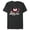 Dark Heather, variant on Mickey & Minnie Mouse Love You Secret Valentine’s Day - Short Sleeve Blended T-Shirt for Adults - Customized-Ocean Blue