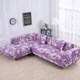 thumbnail image 1 of 2024 Sofa Covers for L Shape  2 Pieces Polyester Fabric Stretch Slipcovers 3 Seater (70”-90”) + 3 Seater (70”-90”) + 2 Pieces Pillow Covers for Sectional Sofa L-shape Couch, 1 of 11