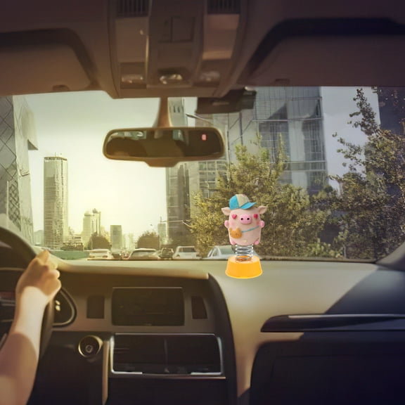 COSMOBETTY Diy Car Bobblehead Ornament Multi 2Pcs Shaking Head Spring Base Dashboard Decoration