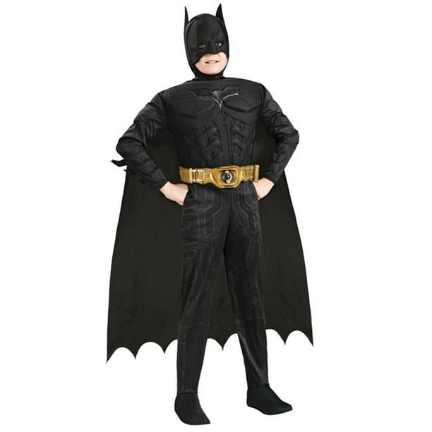 Morris Costumes RU881290MD Déguisement Enfant de Poitrine de Muscle Foncé de Batman, Moyen