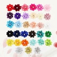 thumbnail image 2 of 50 Pcs 3CM Baby Girls Flower Headbands with Diamond Sweet Handmade Hair Band Headwear(Mixed Color), 2 of 3