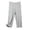 Grey, variant on Bibifish Womens Pants Solid Color Breathable Knit Elastic Waist Capri Length Pants Loose Fit Casual Summer Errands Daily Wear Relaxed Comfy Pants