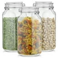 thumbnail image 6 of Food Storage Jars with Airtight Lids Set – 76 oz – Set of 3, 6 of 13