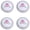 Flower-Rose, variant on Minzimin Ceramic Hand Painted Drawer Knobs, [4 Pack] Vintage Flower Painted Cabinet Knobs and Pulls, Kitchen Furniture Knobs for Dresser/Cupboard/Wardrobe/Closet
