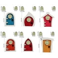 thumbnail image 3 of House Miniature Home Windows And Door Mini Door Window Tree Decoration For Yard Tree Home Decor, 3 of 6