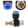 thumbnail image 4 of Herwey 2pcs Tube Air Flow Speed Controller Pipe Pneumatic Fitting Regulator Valve, Pneumatic Pipe Fittings,Pneumatic Fitting, 4 of 8